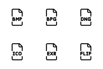 Graphics File Formats Icon Pack