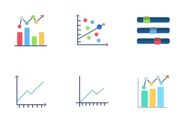 Graphs And Charts Icon Pack