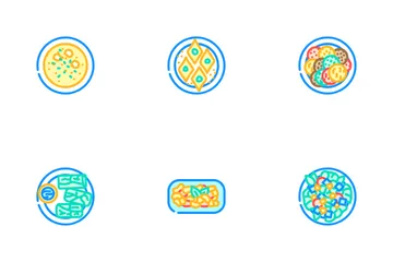 Greek Cuisine Food Salad Icon Pack