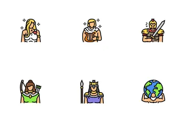 Greek God Mythology Ancient Icon Pack