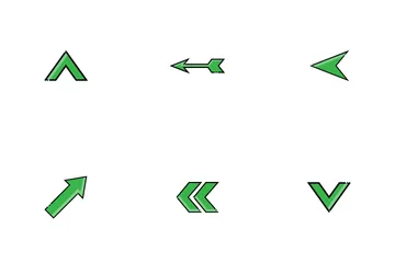 Green Arrow Icon Pack