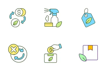 Green Business Model Icon Pack