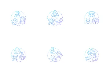 Green Chemistry Principles Icon Pack