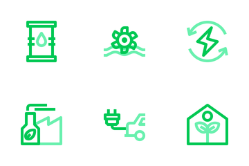 Green Energy & Ecology Icon Pack