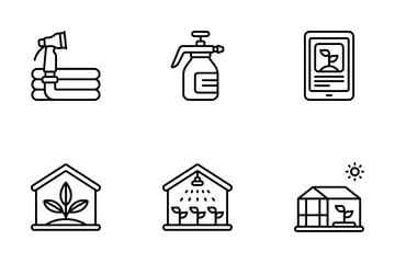 Green House Icon Pack