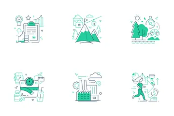 Green Series Icon Pack