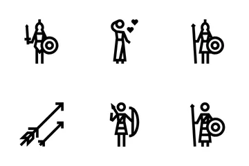 Griechische Mythologie Symbolpack