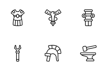 Griechische Mythologie Symbolpack