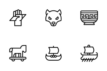Griechische Mythologie Symbolpack