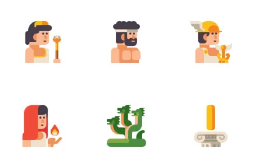 Griechische Mythologie Symbolpack