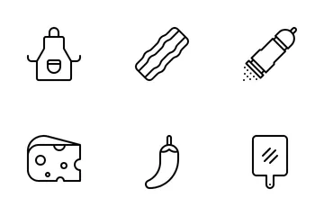 Grill And Barbecue Icon Pack