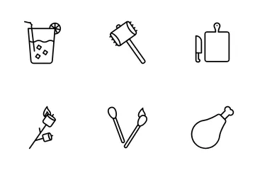 Grill And Barbecue Icon Pack