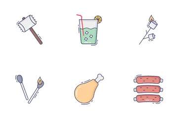 Grill And Barbecue Icon Pack