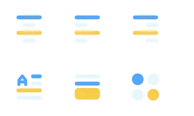 Grilles et mise en page Pack d'Icônes