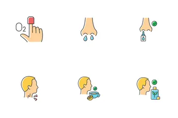 Gripe Pacote de Ícones