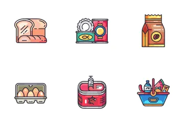 Groceries Icon Pack