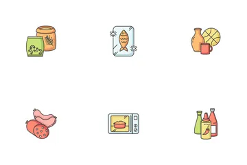 Groceries Category Icon Pack