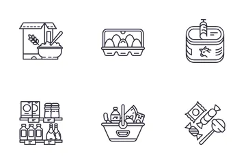 Groceries Icon Pack