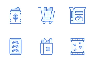 Grocery. Icon Pack