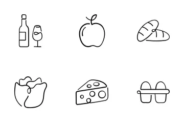 Grocery Food Icon Pack