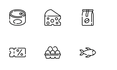 Grocery Icon Pack