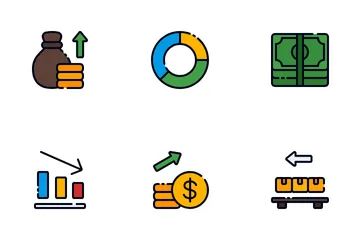 Gross Domestic Product Icon Pack
