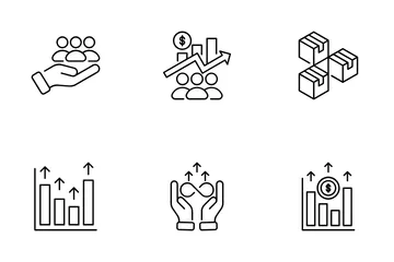 Gross Domestic Product (GDP) Icon Pack