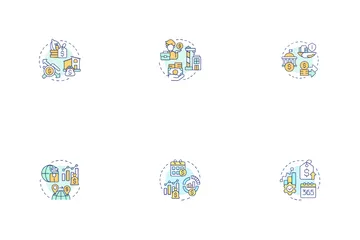 Gross Domestic Product Icon Pack