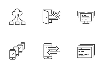 Große Daten Symbolpack