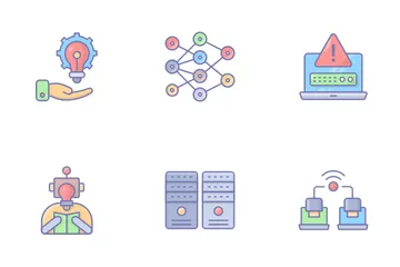 Große Daten Symbolpack