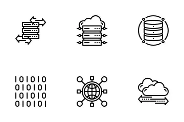 Große Daten Symbolpack