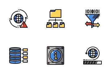 Große Daten Symbolpack