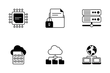 Große Daten Symbolpack