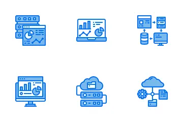 Große Daten Symbolpack