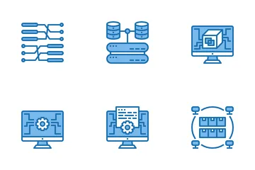 Große Daten Symbolpack