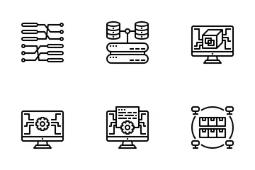 Große Daten Symbolpack