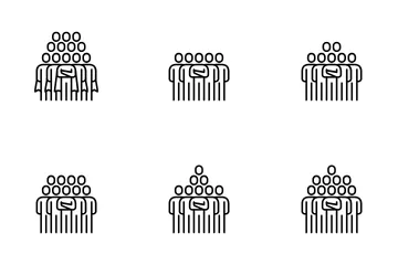 Group Of People Icon , People Team,leader,crowd, Icon Pack