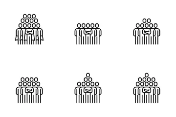 Group Of People Icon , People Team,leader,crowd, Icon Pack