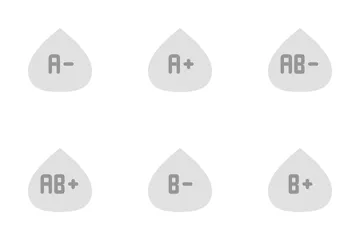 Groupe sanguin Pack d'Icônes