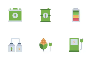 Grüne Energie Symbolpack