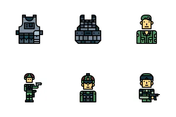 Guerra Pacote de Ícones