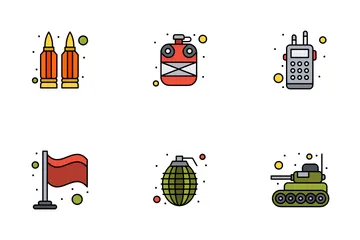 Guerra militar Paquete de Iconos