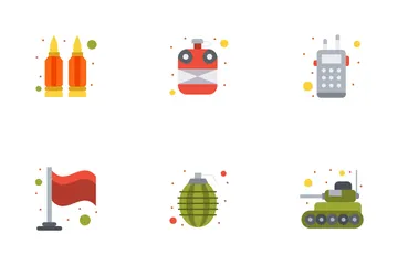Guerra militar Paquete de Iconos