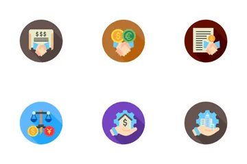 Guerres commerciales Icon Pack