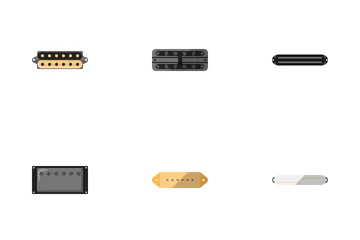 Guitar Pickups Icon Pack