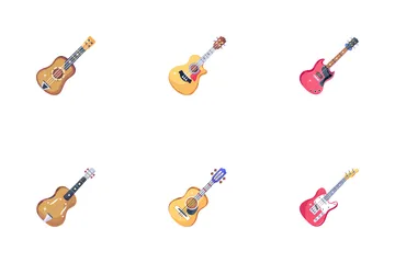 Guitarra Paquete de Iconos