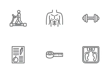 Gym And Fitness Icon Pack
