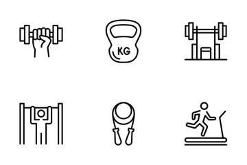 Gym And Fitness Icon Pack