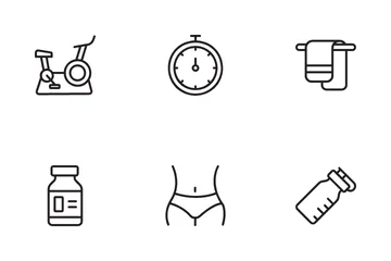 Gym And Fitness Icon Pack