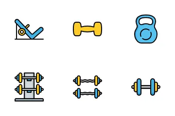 Gym And Fitness Icon Pack